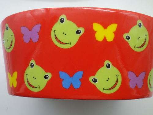 CUTE MAXWELL & WILLIAMS `FRANKIE FROG` Kiddies ceramic Cup, Plate & Bowl Set. By Claire Chilcott