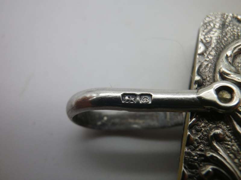 RARE Antique Chatelaine Hallmarked Silver & Ivory Dance Card. Chester, 1902, CS* SF