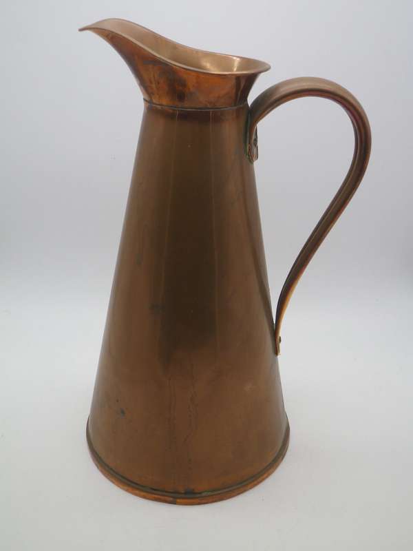 Vintage JS& S England Solid Copper Jug
