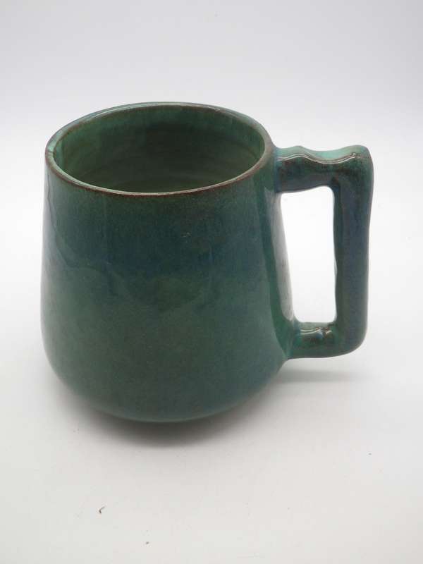 GLOBE Pottery South Africa Green Glaze Tankard.