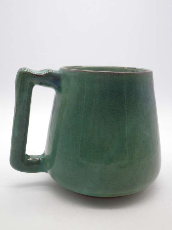 GLOBE Pottery South Africa Green Glaze Tankard.