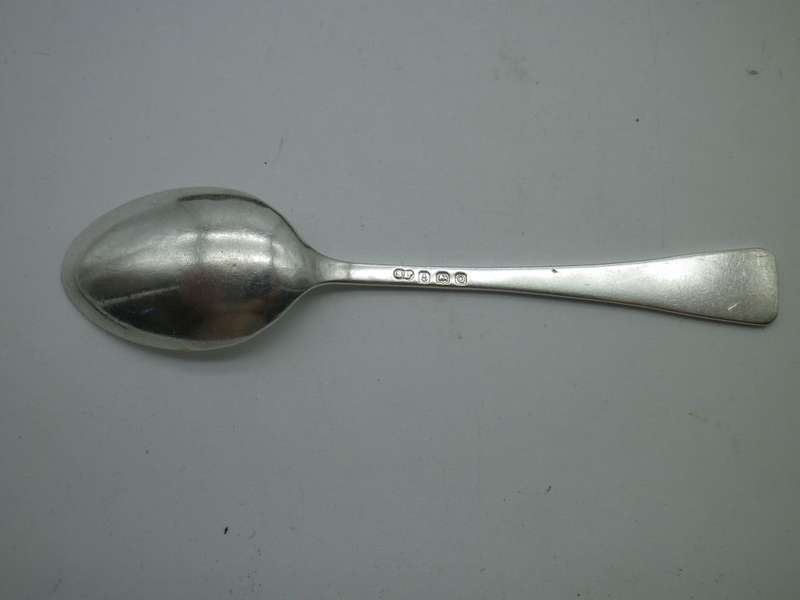 ART DECO Hallmarked Silver Coffee Spoons.  Birmingham, 1940 William Suckling Ltd 9.5cm 51 g