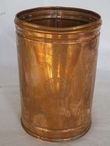 Vintage COPPER Wine bottle Holder RheeboksKloof Wine Estate, Paarl