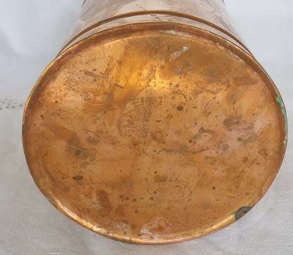 Vintage COPPER Wine bottle Holder RheeboksKloof Wine Estate, Paarl