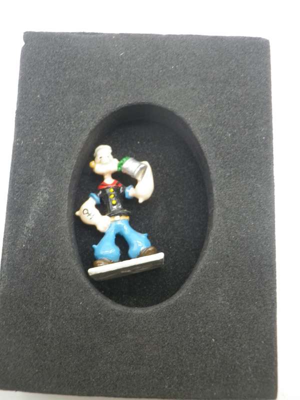 Vintage Toys RARE PIXI MINI 1995 boxed POPEYE hand painted figurine