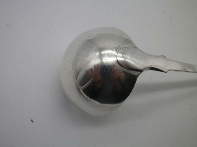 Edinburgh 1848 SILVER SAUCE LADLE. Maker: James and Walter Marshall. 14cm. 30grms