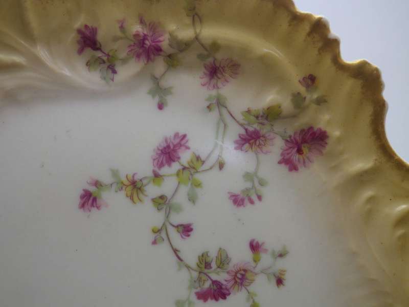Vintage LIMOGES France BLUSHWARE Plate M Redon Made for Snedon & Song Glasgow