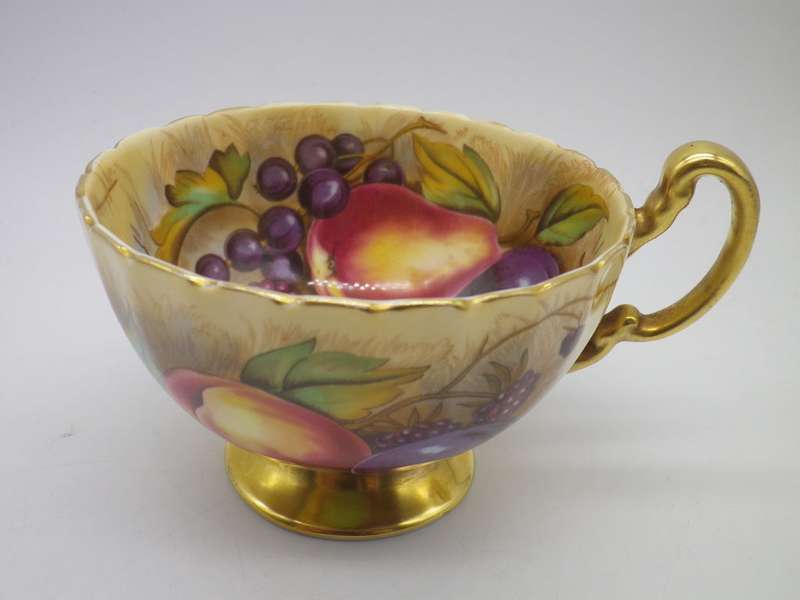 AYNSLEY  Orchard Gilded Duo England Fine Bone China. Excellent Condition