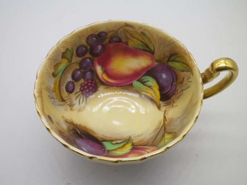 AYNSLEY  Orchard Gilded Duo England Fine Bone China. Excellent Condition