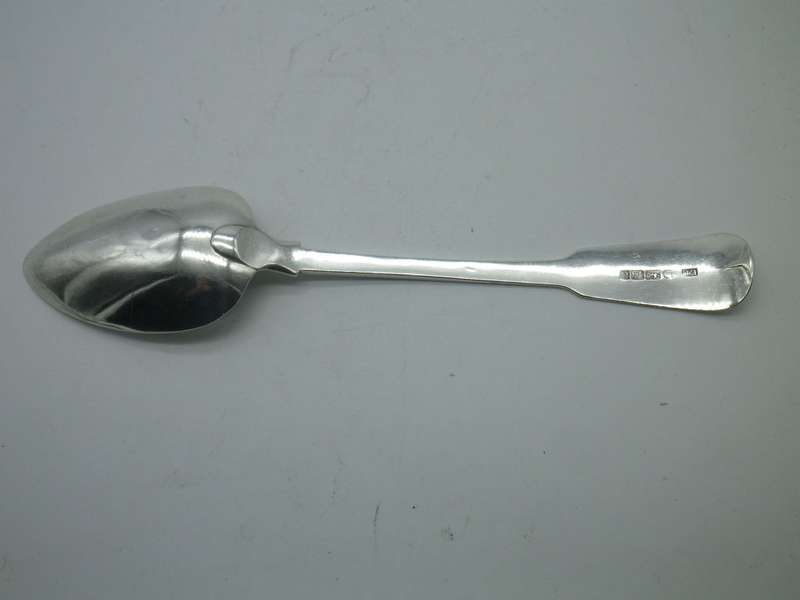 GEORGE III EXETER 1817 Large Sterling Silver Serving Spoon. Emmanuel Levy 22.5cm 60 g