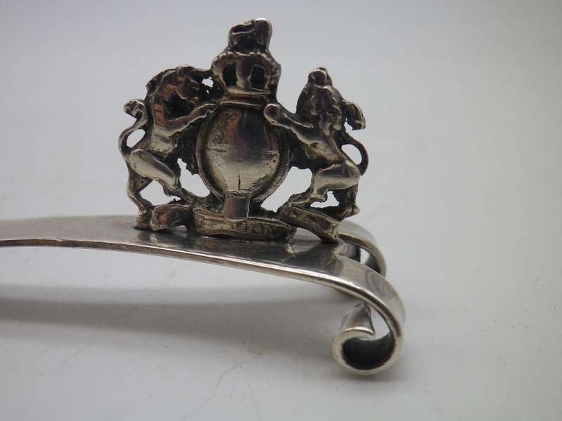 GERMAN 925 SILVER CADDY SPOON HANAU BY NERESHEIMER IMPORT MARKS LONDON 1910 BERTHOLD MULLER