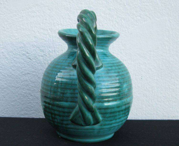ALEXANDRE DE WEMMEL Belgium VINTAGE POTTERY WATER PITCHER  1909-1964. RARE