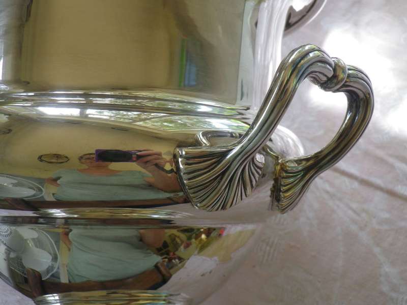 Large Vintage Silver Plated Wine Cooler. Good quality England