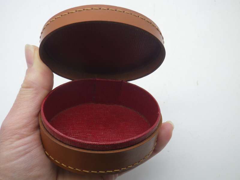 Vintage Leather Stud Box, Made in England