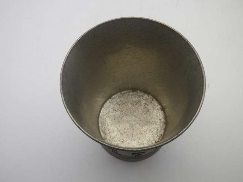 Quality Vintage Zinn Pewter EQUESTRIAN theme Tumbler