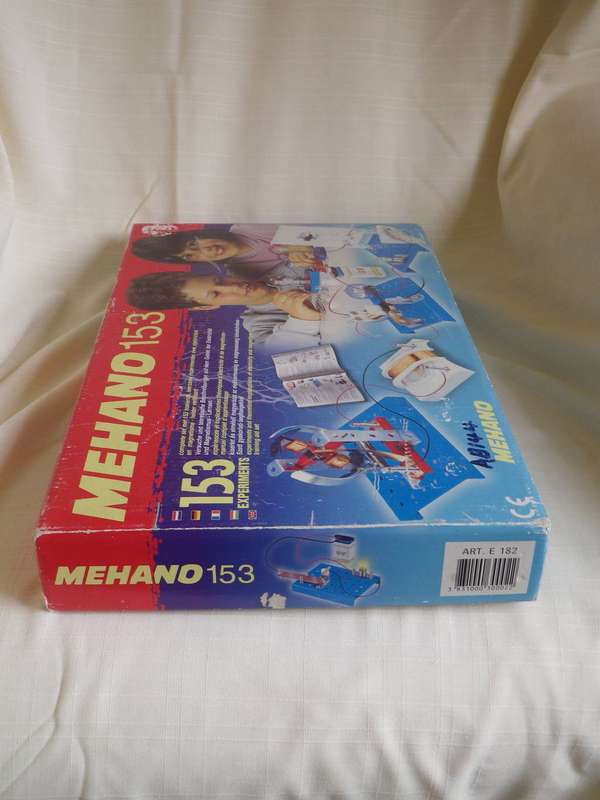 VINTAGE MEHANO Electricity & Magnetism Experiments Set 153 EXPERIMENTS BOXED & SEALED