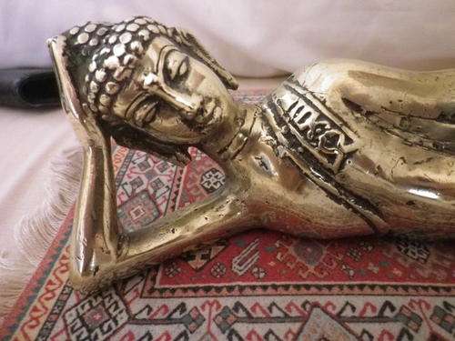 Reclining Brass Buddha