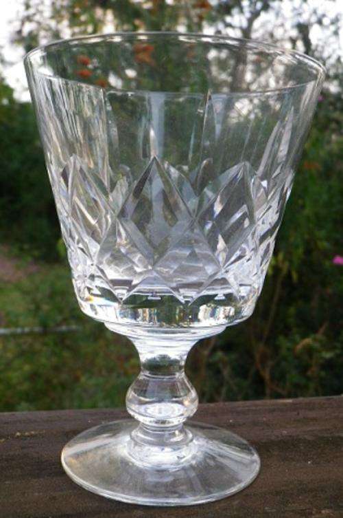 STUART CRYSTAL LARGE WINE GLASS