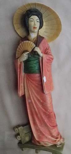 SUPER RARE 1959,  BOSSONS CHALKWARE GEISHA. No: B14