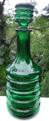 FAB!!!! RETRO GREEN BATH SALTS BOTTLE