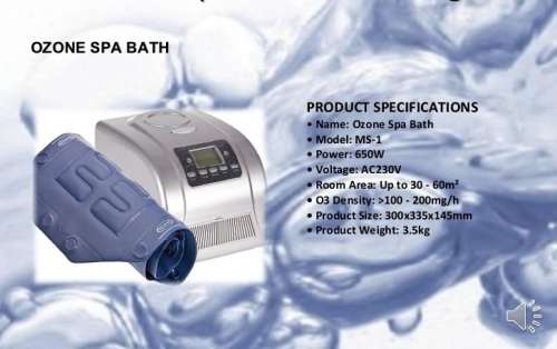 MEDIZONE HEALTHCARE OZONE SPA BATH!