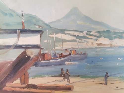 Famous South African Artist Philip TERBLANCHE (1930-1985) oil on board