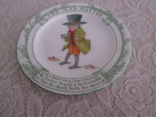 THE MAD HATTER PLATE BY ROYAL DOULTON