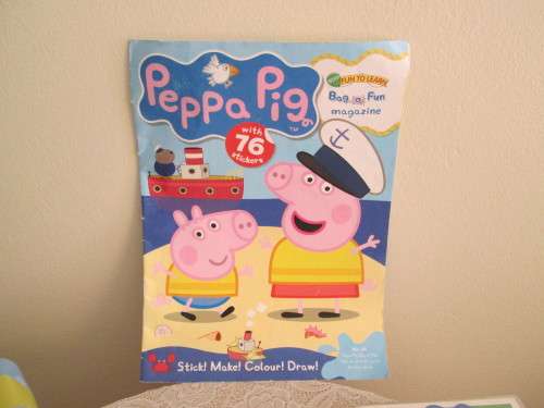 PEPPA PIG SUITCASE, DVD,SOFT TOY AND 76 STICKER BOOK