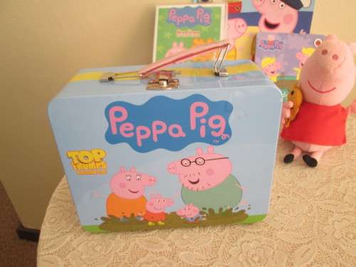 PEPPA PIG SUITCASE, DVD,SOFT TOY AND 76 STICKER BOOK