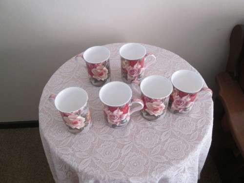 6 MAXWELL WILLIAMS MUGS  -  POSEY
