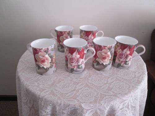 6 MAXWELL WILLIAMS MUGS  -  POSEY