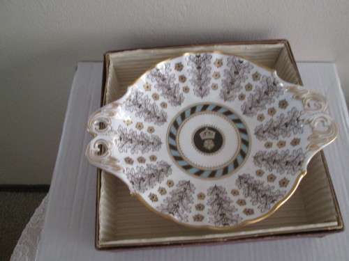 ROYAL CROWN DERBYSHIRE COUNTRY CRICKET CLUB  1870 - 1970 BOWL IN ORIGINAL BOX