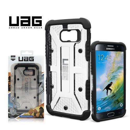 Samsung s6 uag cover transparent black