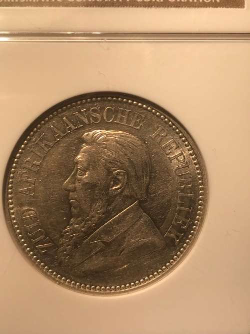 1894 ZAR 2.5 shilling AU55