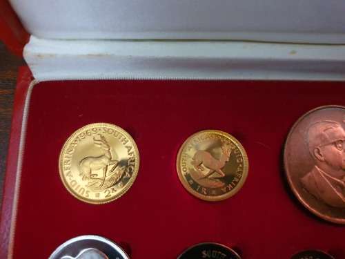 1969 Proof set with Gold