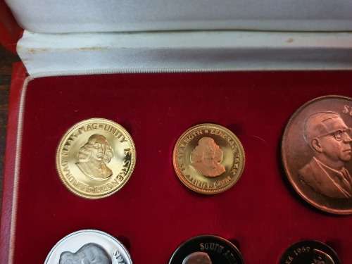 1969 Proof set with Gold