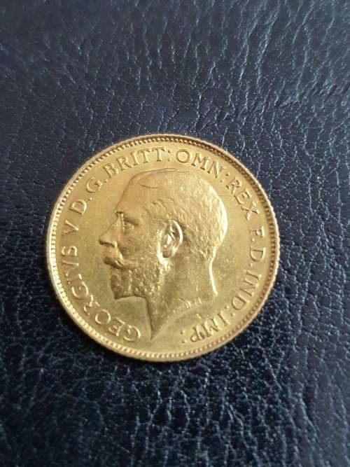 King George V 1925 half sovereign