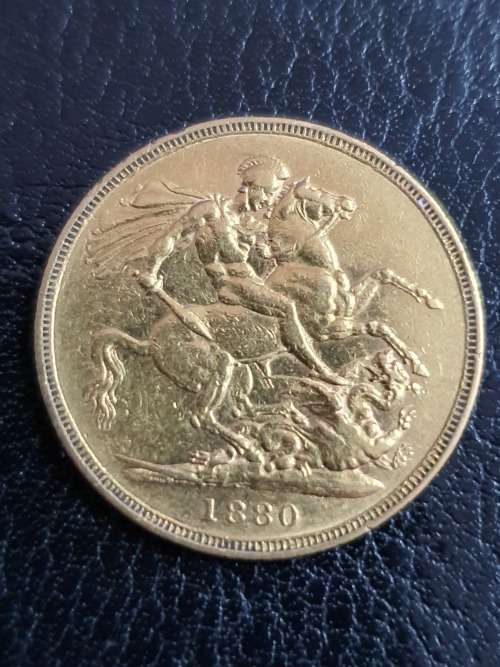 Queen Vic 1880 Gold sovereign