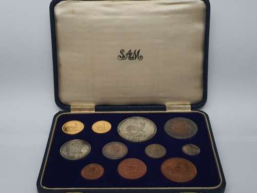 1953 South African Proof long set includes gold