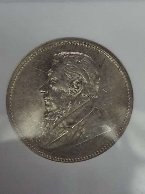 1896 ZAR 2 shilling AU55