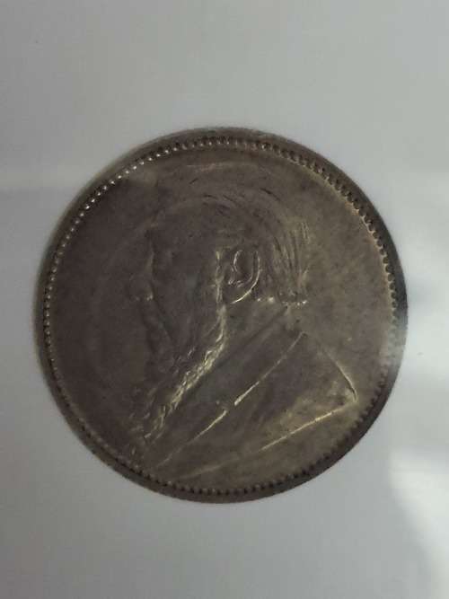 1896 ZAR 1 shilling AU55