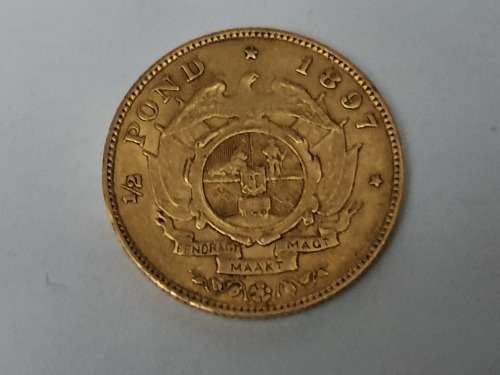 ZAR 1897 half Pond