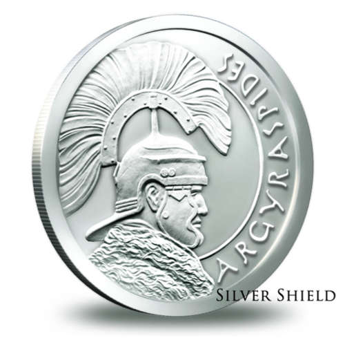 1/10 oz 999 fine Argyraspides Silver Round coin
