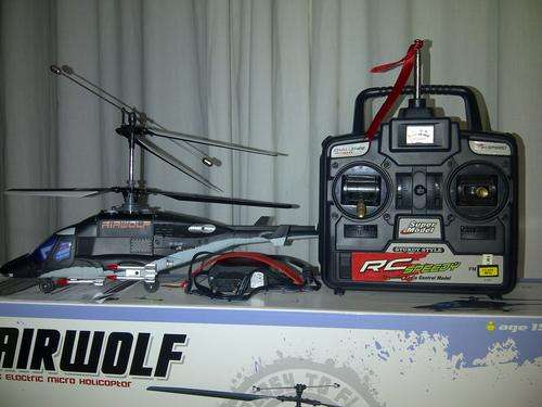 4 channel Airwolf RC Helicopter