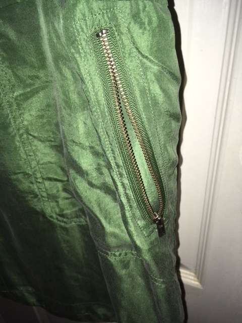 Green Silk Country Road Dress