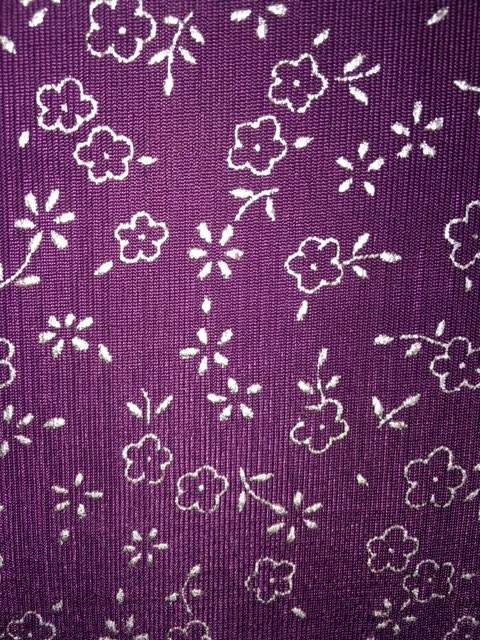 Purple and silver stretch top by Kelso