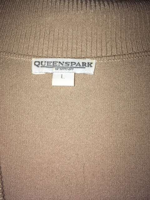 Camel colour Queenspark cowl neck top