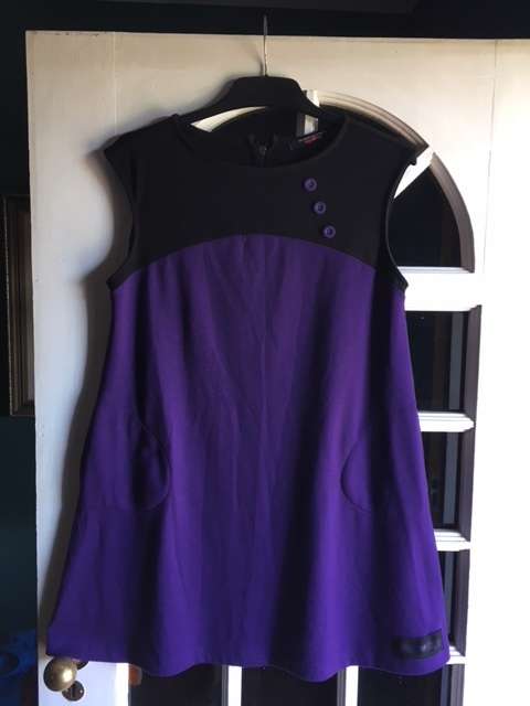 Purple and Black Mini Dress by SugaSuga SA Designers at Woolworths