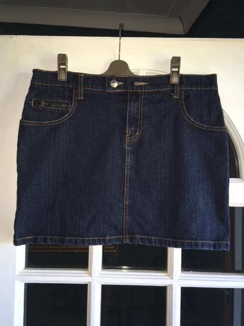 Denim stretch mini skirt from Identity