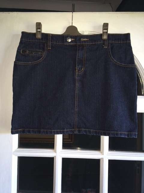 Denim stretch mini skirt from Identity